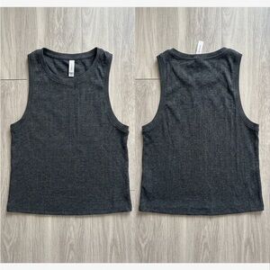 Charcoal Sleeveless Women's Top